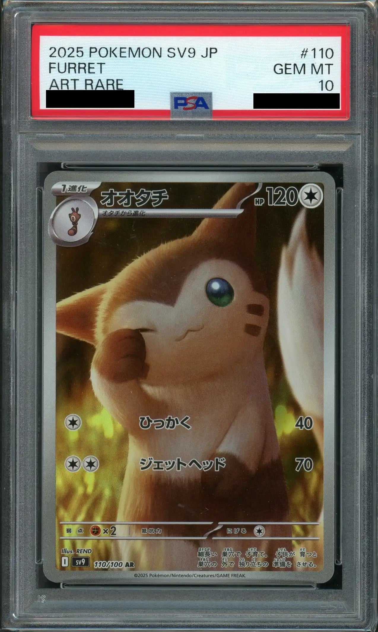 PSA10】オオタチ(AR){無}〈110/100〉[SV9] – 晴れる屋2