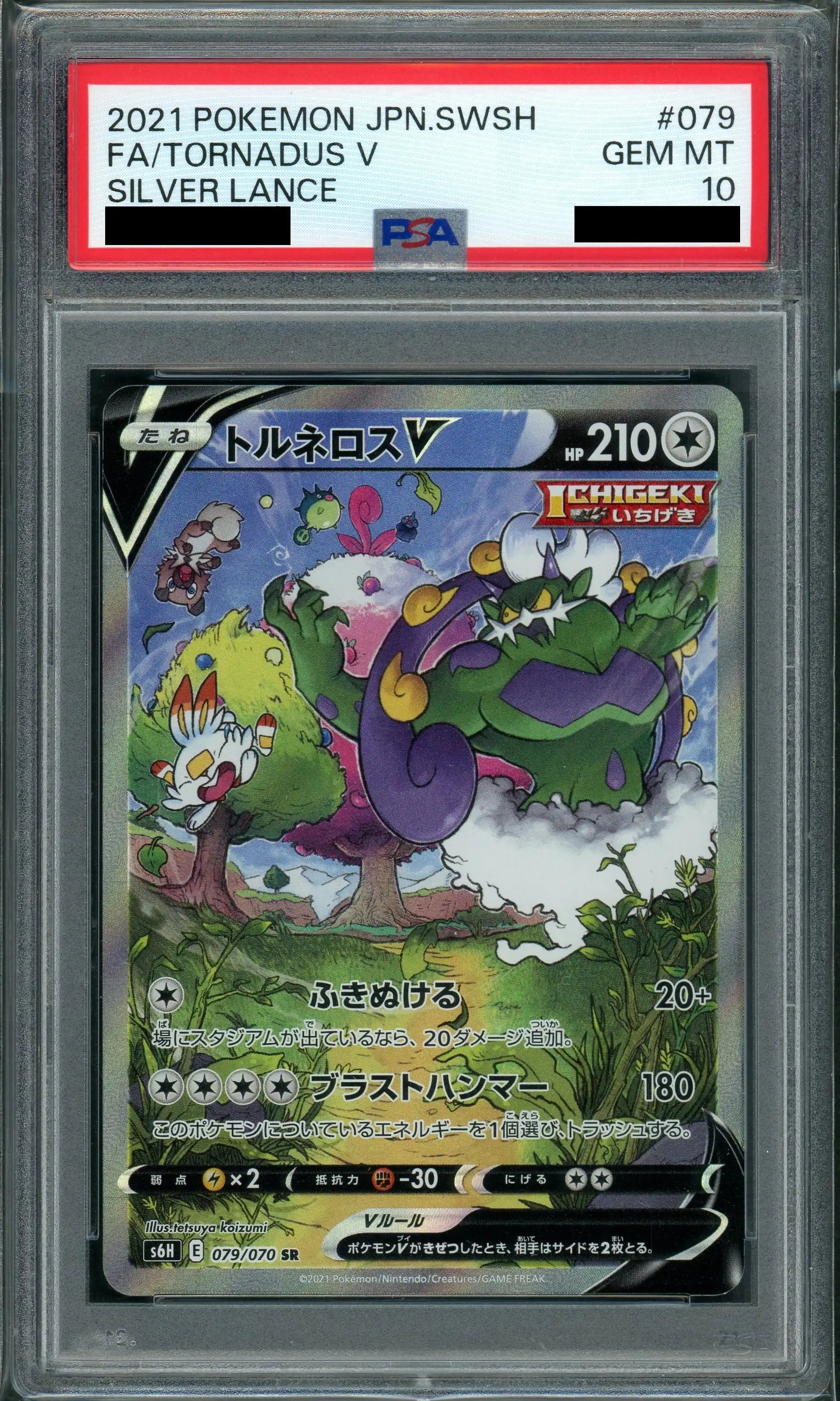 【爆売り！】 PSA10】トルネロスV:SA(SR){無色}〈079/070〉[S6H] – 晴れる屋2 シングルカード