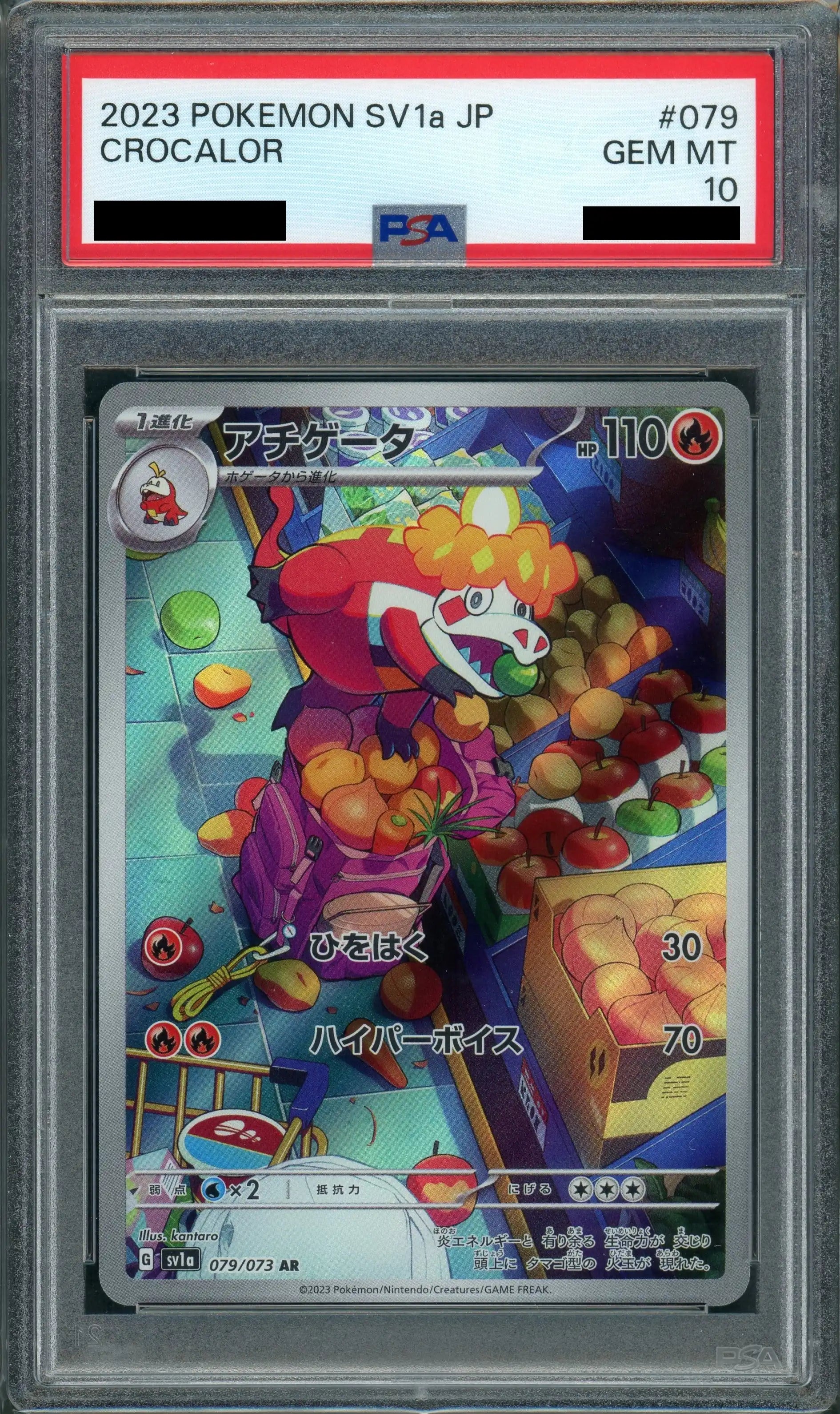 PSA10鑑定済〕アチゲータ【AR】{079/073}