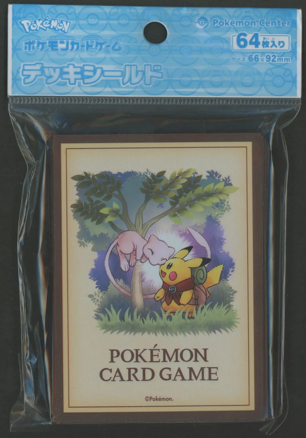 デッキシールド『PIKACHU & MEW(PIKACHU ADVENTURE)』64枚入り
