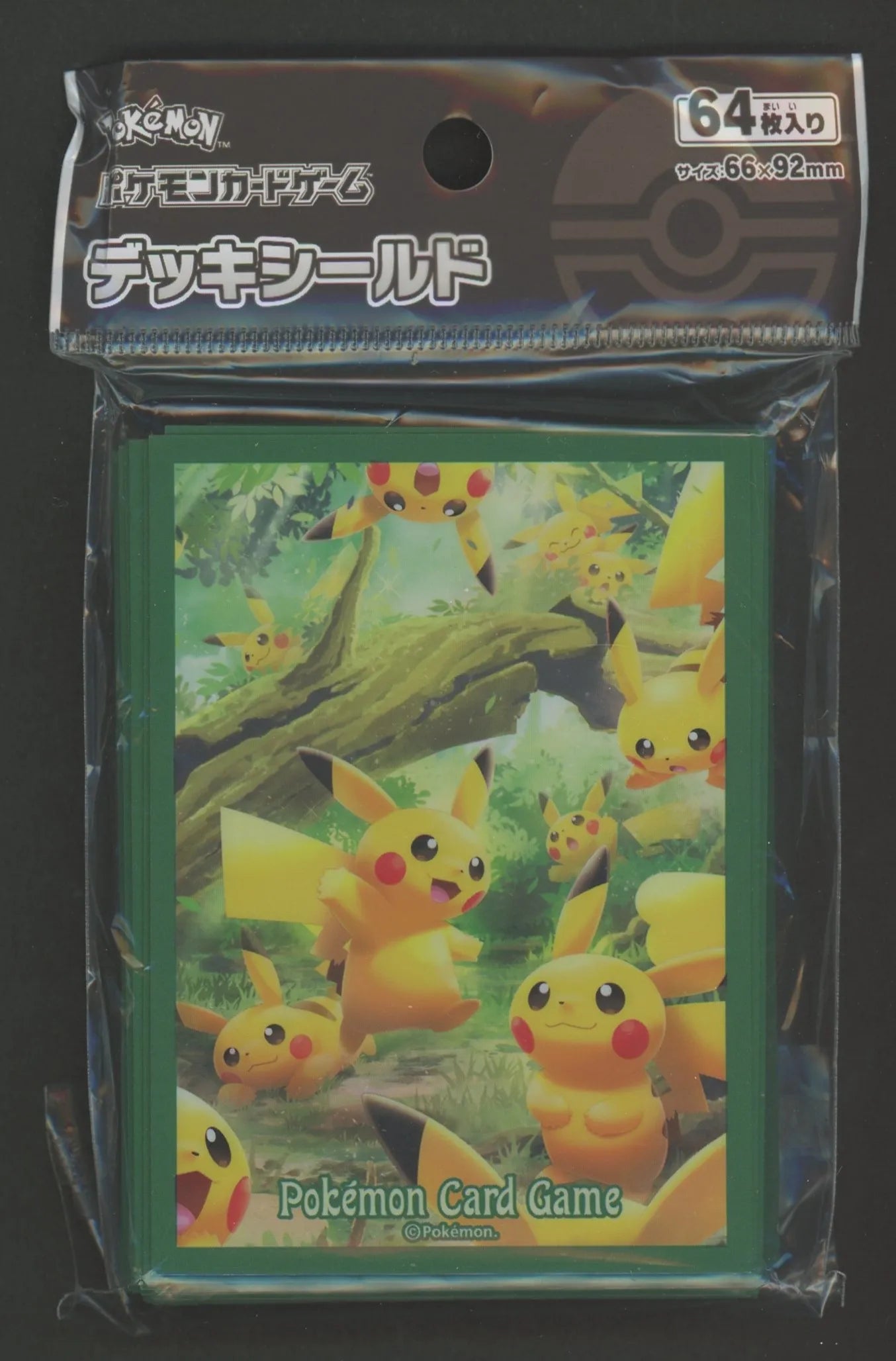 デッキシールド ピカチュウの森