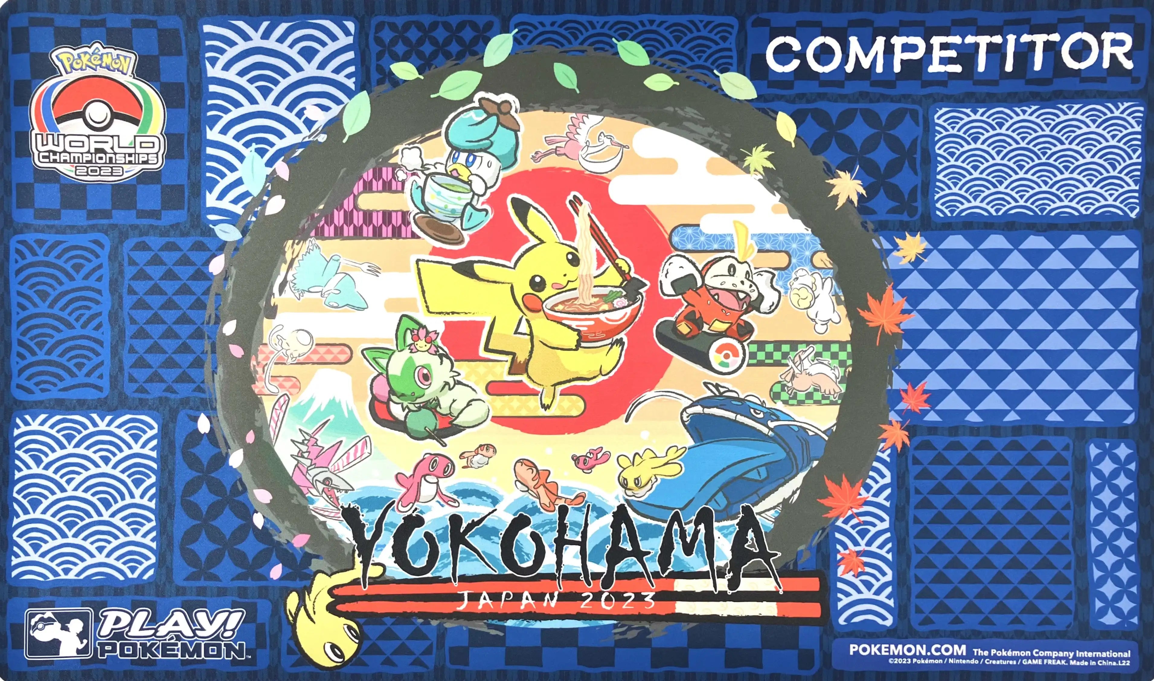 ラバープレイマット&プレイマットバッグ WCS2023 YOKOHAMA ラバープレイマット&プレイマットバッグ WCS2023 YOKOHAMA