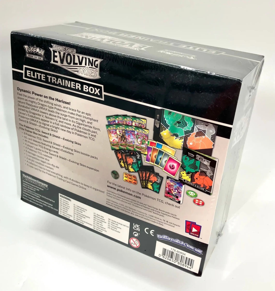 《英語版》Evolving Skies Elite Trainer Box (Jolteon, Flareon, Umbreon & Leafeon) - 晴れる屋2