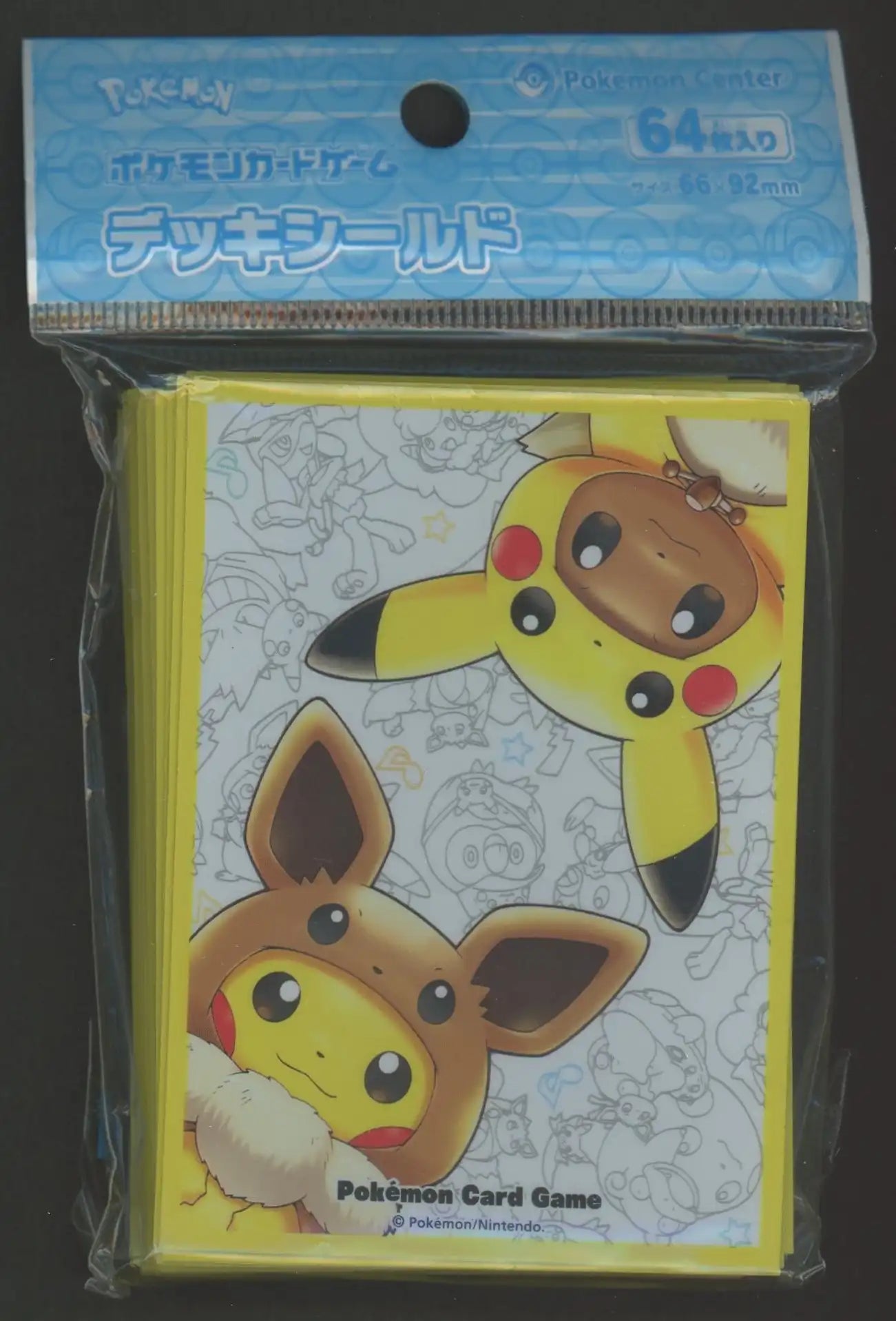 ポケカ デッキシールド FAN OF PIKACHU&EIEVUI