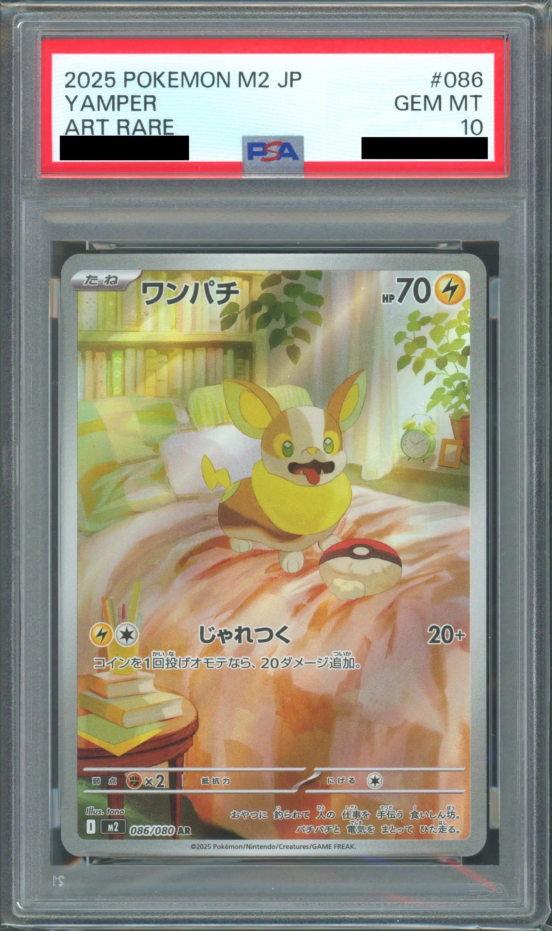 PSA10 ワンパチ 086/080 AR M2 2025 PSA10】ワンパチ(AR){雷}〈086/080〉[M2] – 晴れる屋2