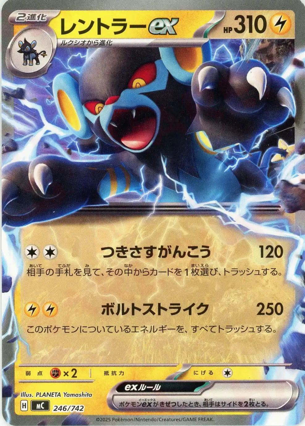 レントラーex(-){雷}〈246/742〉[MC] – 晴れる屋2