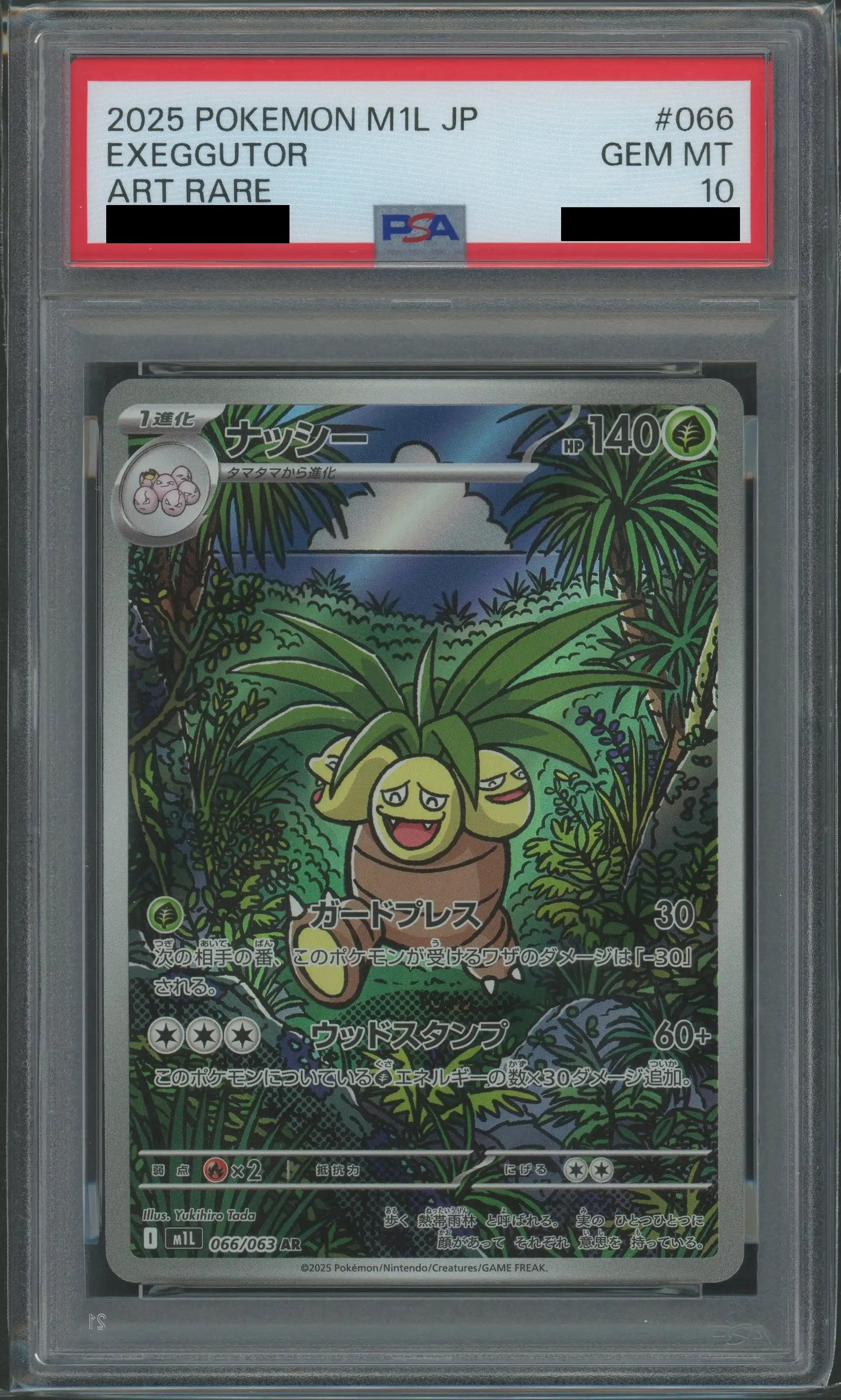 【PSA10】ナッシー5枚セット PSA10】ナッシー(AR){草}〈066/063〉[M1L] – 晴れる屋2