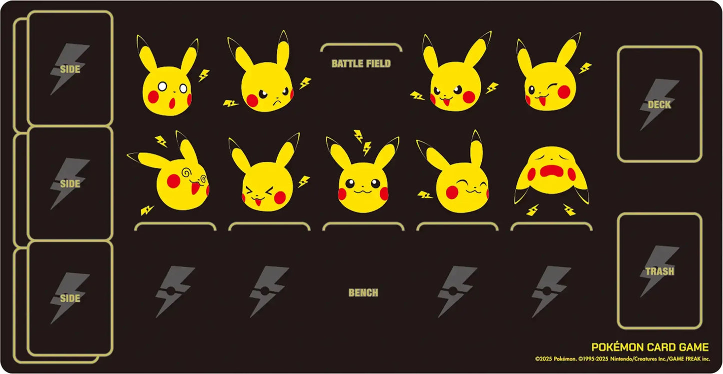 ラバープレイマット ピカチュウとかみなり