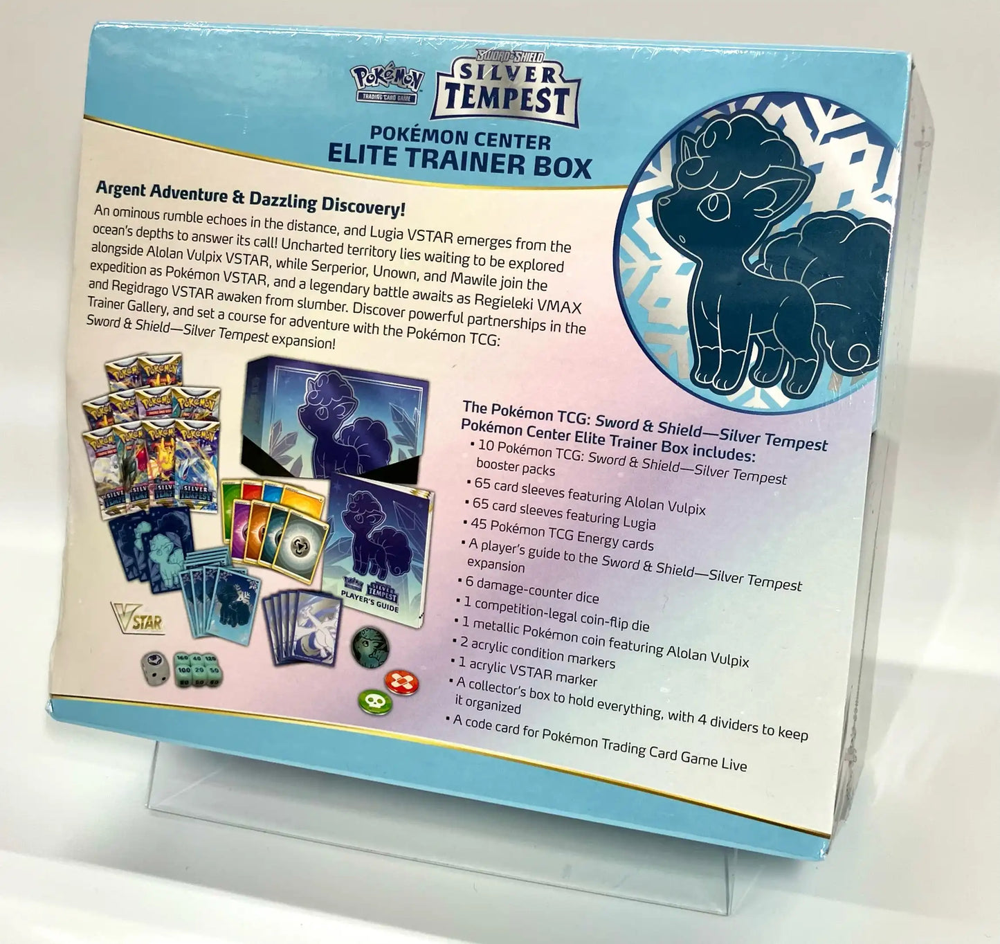 English Version: Silver Tempest Pokémon Center Elite Trainer Box