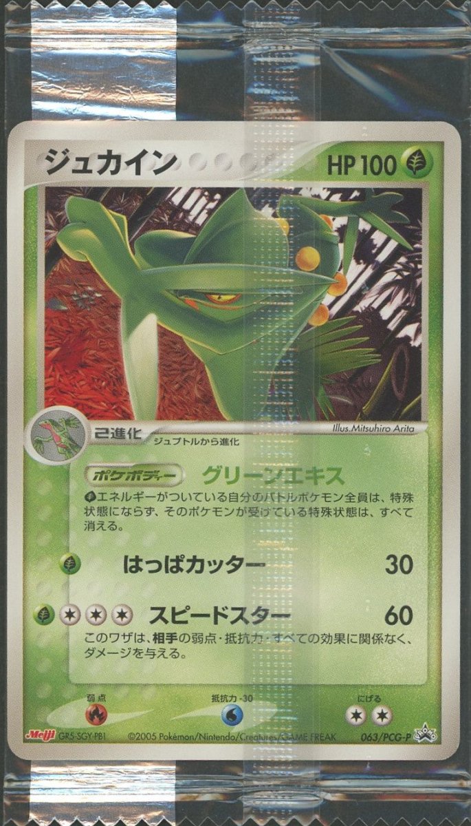 【未開封プロモ】 ジュカイン 063/PCG-P |ポケカ販売‧買取| 晴れる屋2