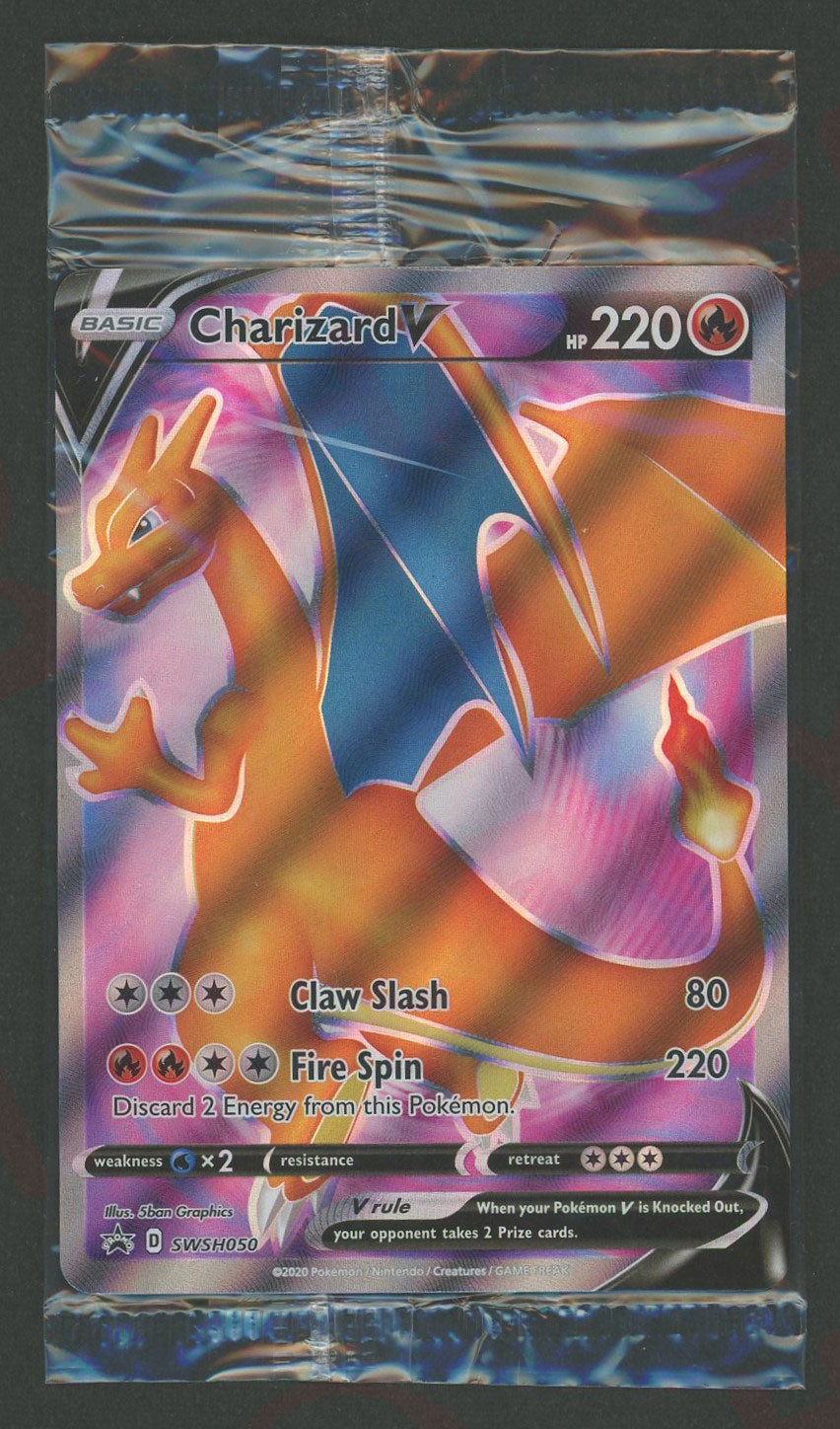【未開封プロモ】英語版 CharizardV SWSH050