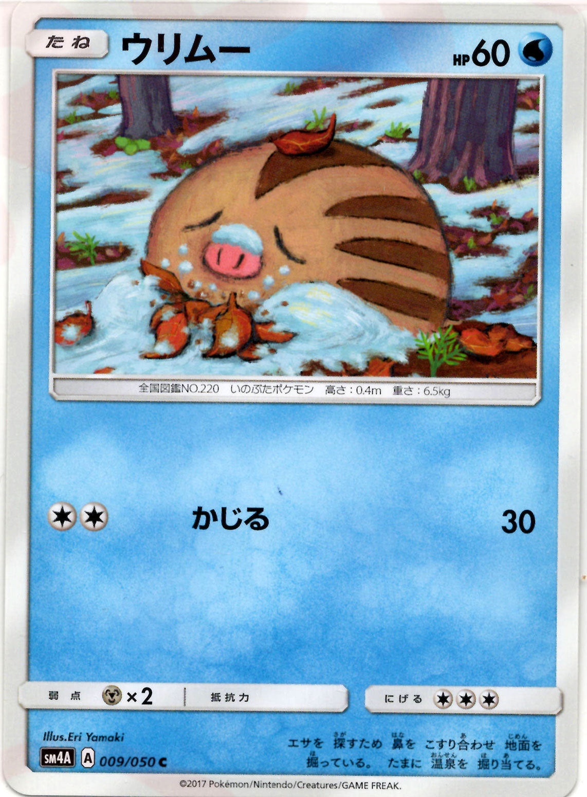 2016年 ポケモン Piloswine/Swinub GEM MT 10 2016年 ポケモン Piloswine/Swinub GEM MT 10