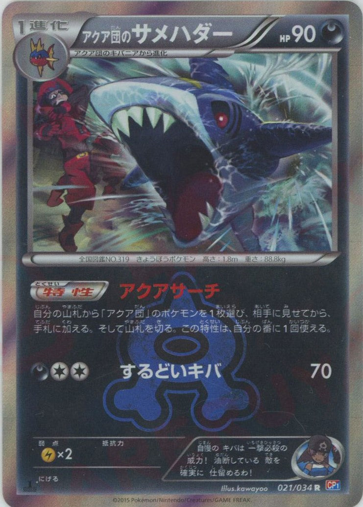 ポケモンカード CP1 マグマ団のネンドール ボスゴドラ アクア団