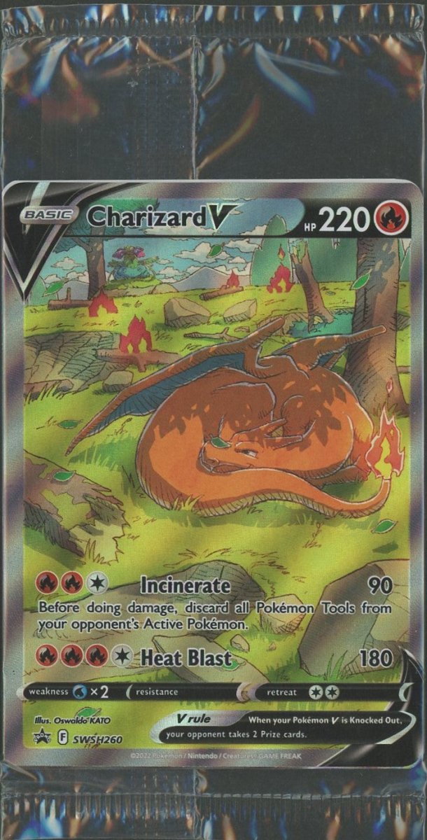 【未開封プロモ】CharizardV SWSH260 - 晴れる屋2