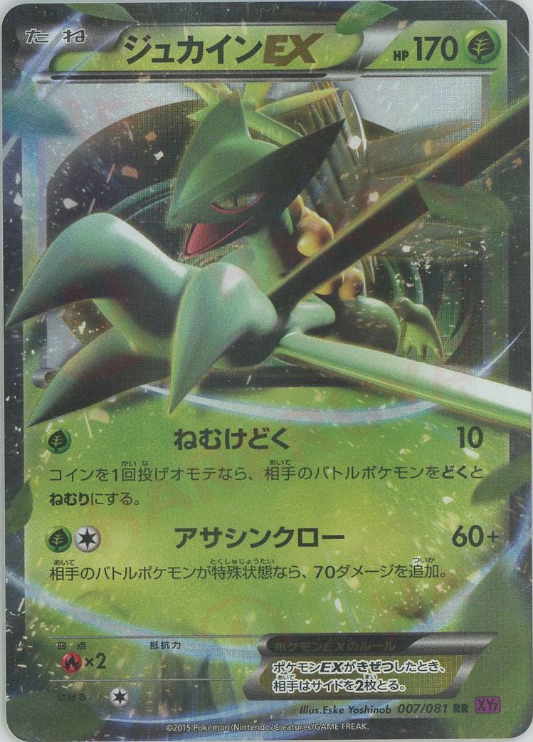 ジュカインEX(RR){草}〈007/081〉[XY7] ｜販売‧買取｜ 晴れる屋2