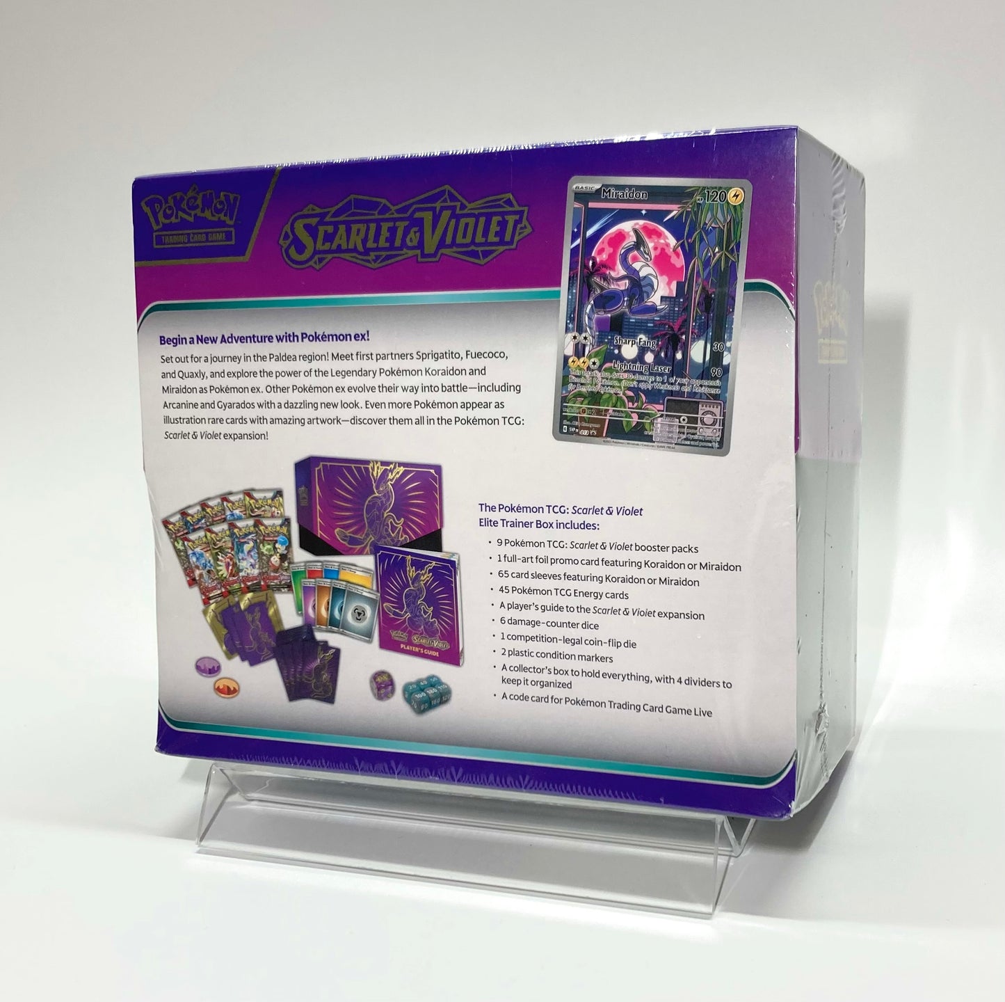 English Edition Elite Trainer Box Scarlet & Violet Miraidon