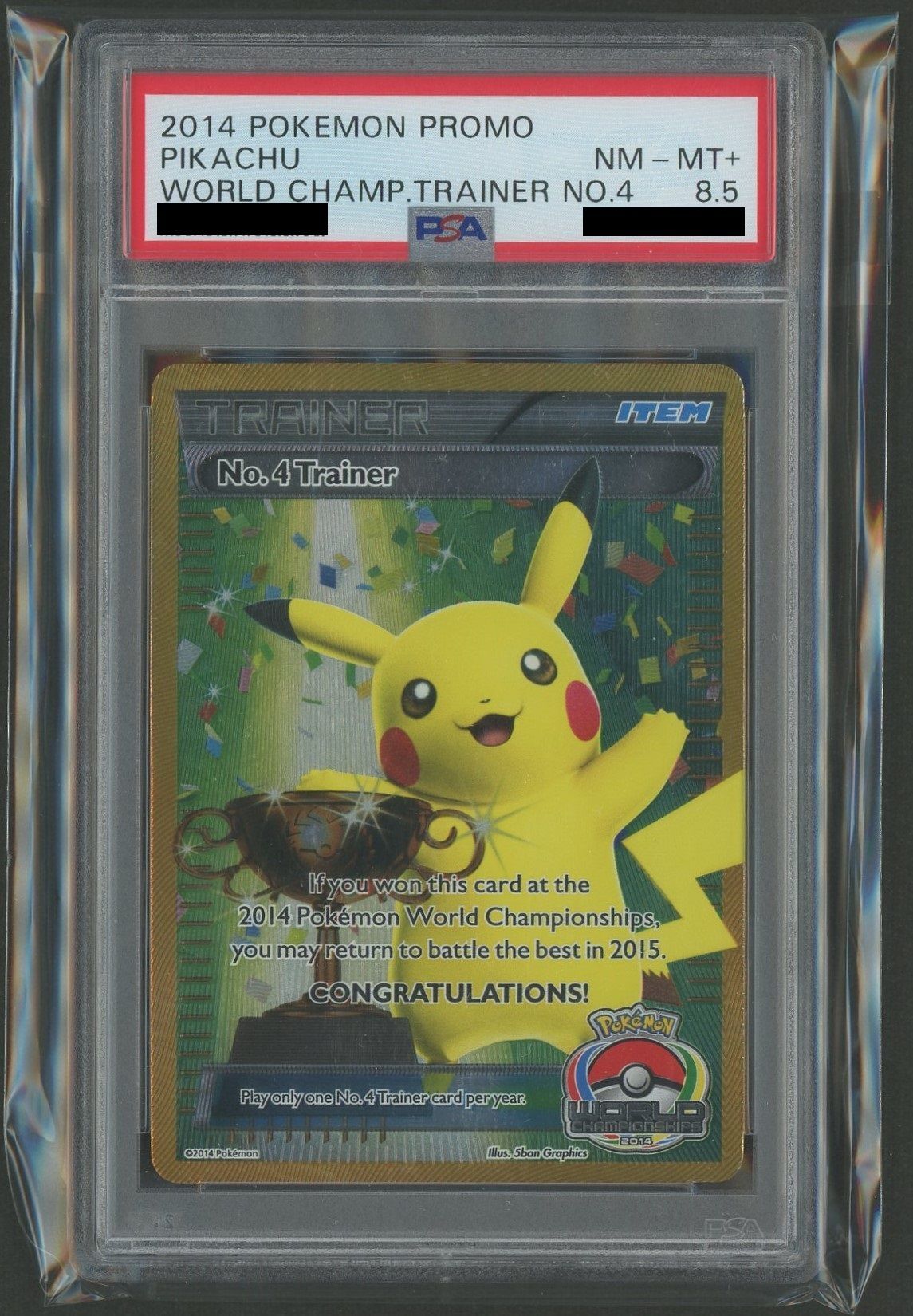 PSA 8.5 No. 4 Trainer WCS2014 #716