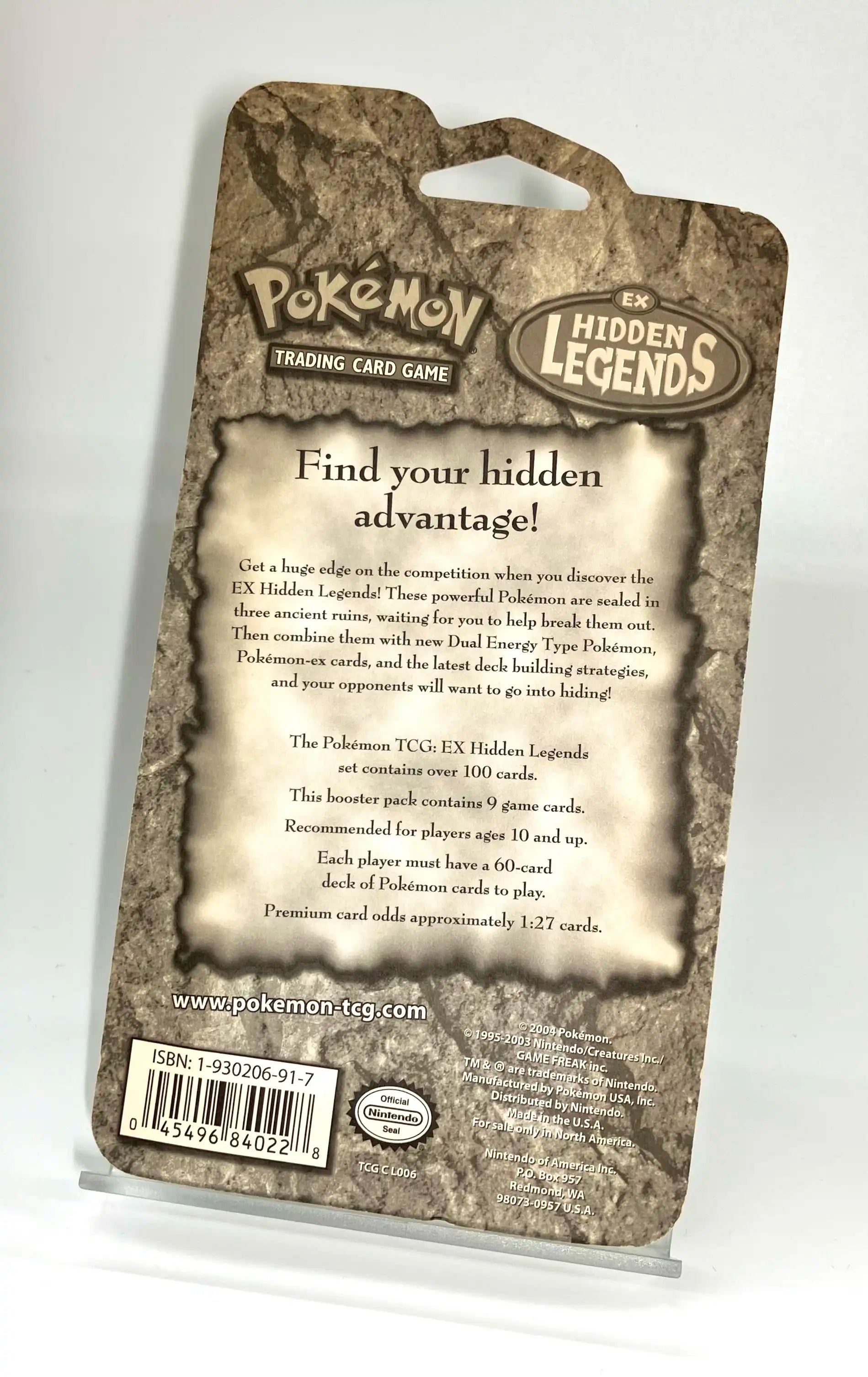EX HIDDEN LEGENDS Booster pack (1) 2 EX HIDDEN LEGENDS Booster pack (1) 2