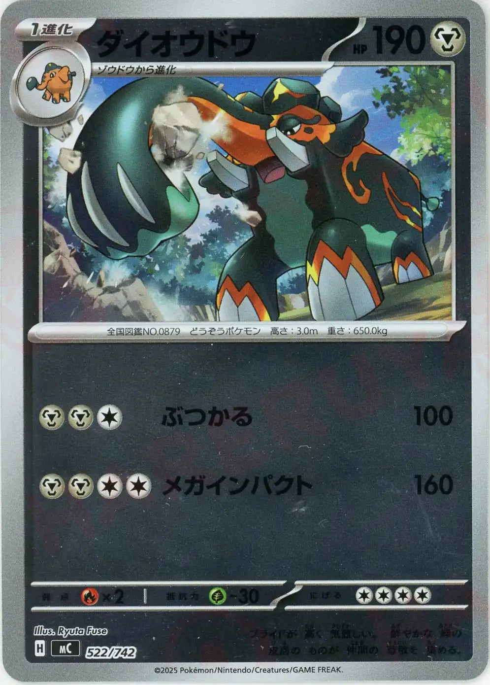 ダイオウドウ:ミラー(-){鋼}〈522/742〉[MC-M]