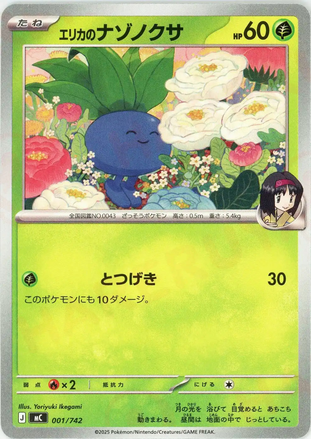 Erika's Oddish(-){G}〈001/742〉[MC]