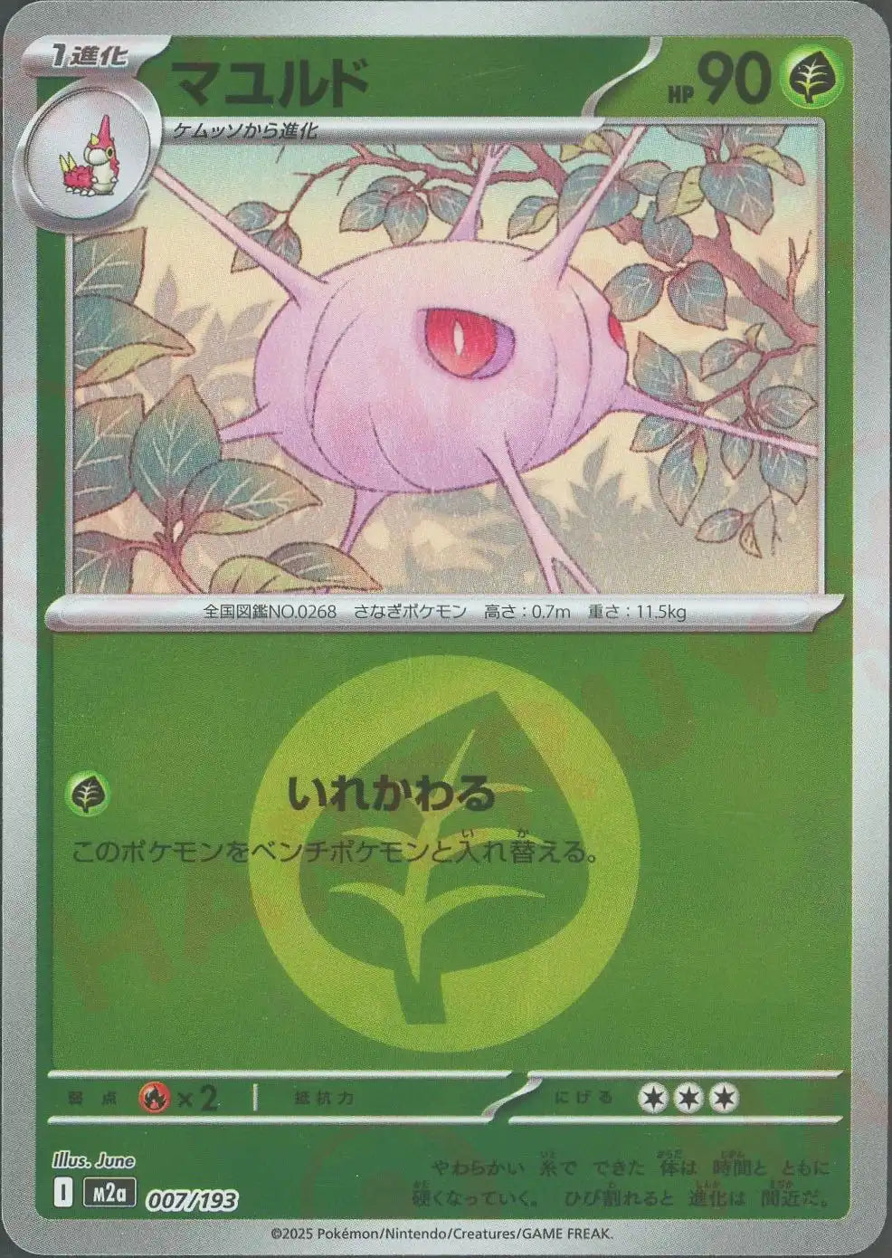 マユルド:エネルギーミラー(-){草}〈007/193〉[M2a-EM]