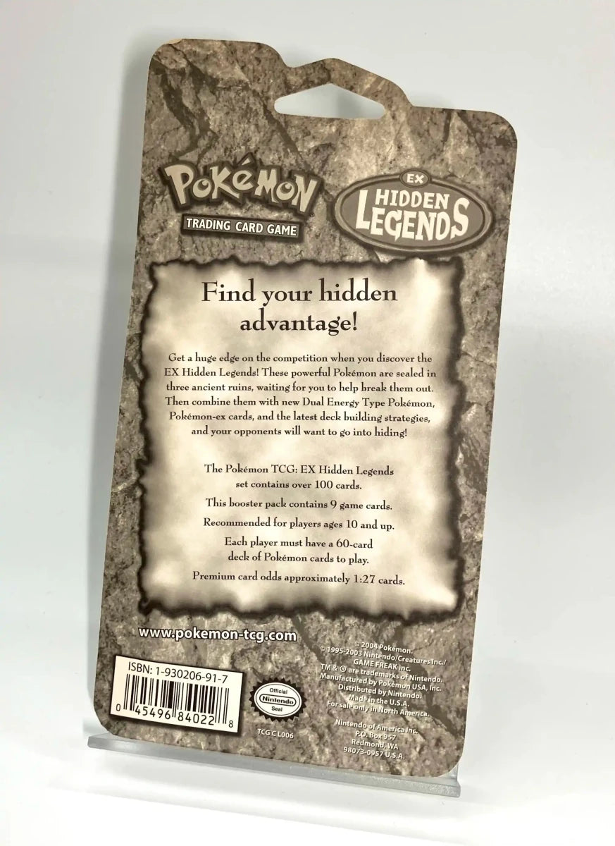 《英語版》EX HIDDEN LEGENDS Booster pack レジアイス (1パック) - 晴れる屋2