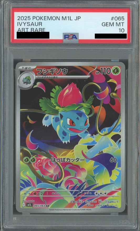 【PSA10】フシギソウ(AR){草}〈065/063〉[M1L]