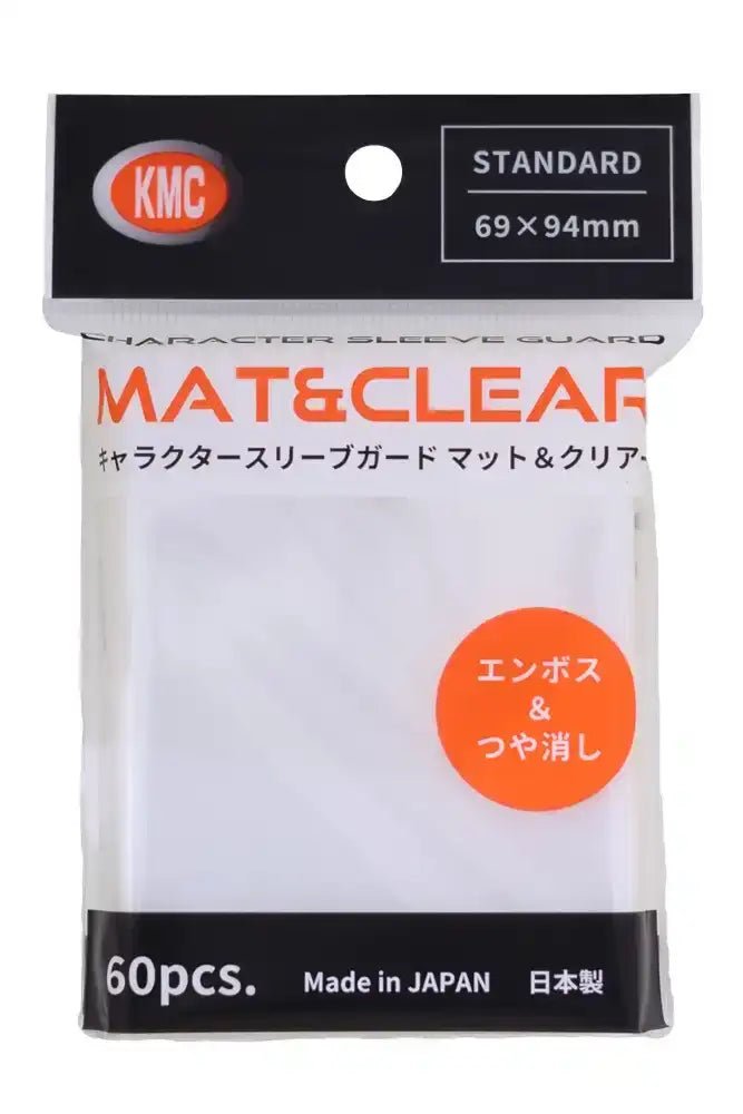 KMC カードバリアー 『キャラクタースリーブガード マット＆クリアー』 60枚入り - 晴れる屋2