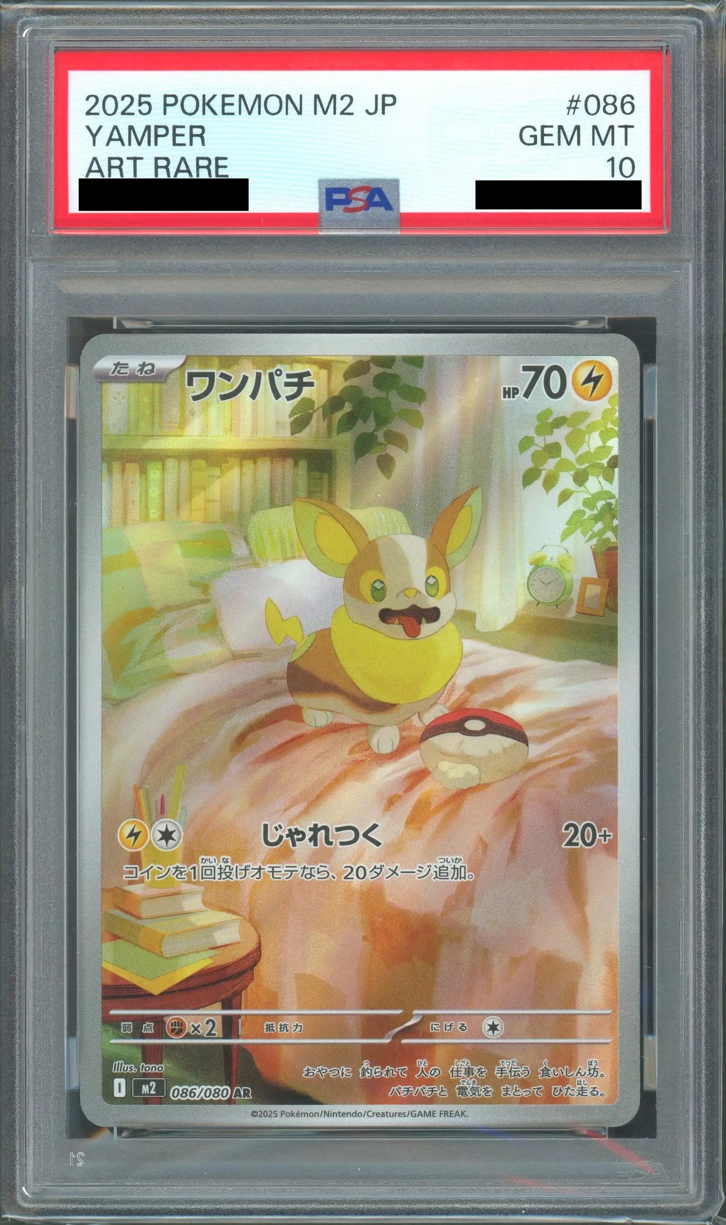 ポケモンカード　ワンパチ　AR PSA10 PSA10】ワンパチ(AR){雷}〈086/080〉[M2] – 晴れる屋2
