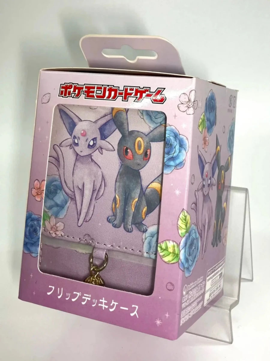 フリップデッキケース エーフィ&ブラッキー フラワー - 晴れる屋2