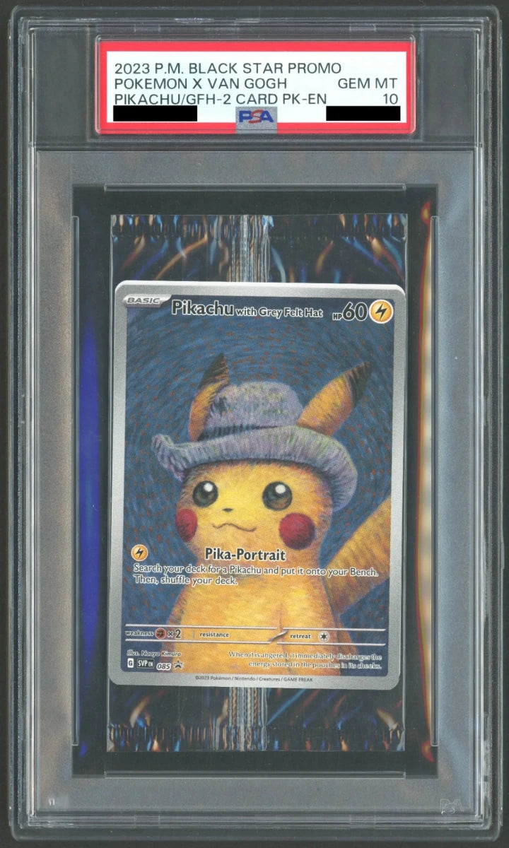 【PSA10】【未開封プロモ】Pikachu with Grey Felt Hat 085/SVPEN(英語版:ゴッホピカチュウ)2186 ｜ポケカ販売‧買取｜ 晴れる屋2