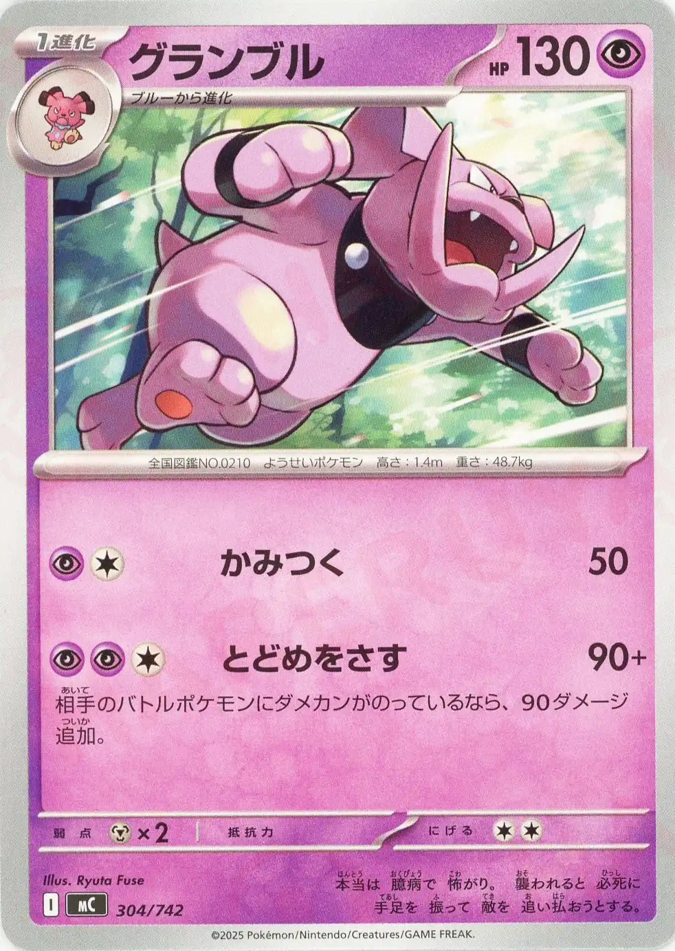 Granbull(-){P}〈304/742〉[MC]