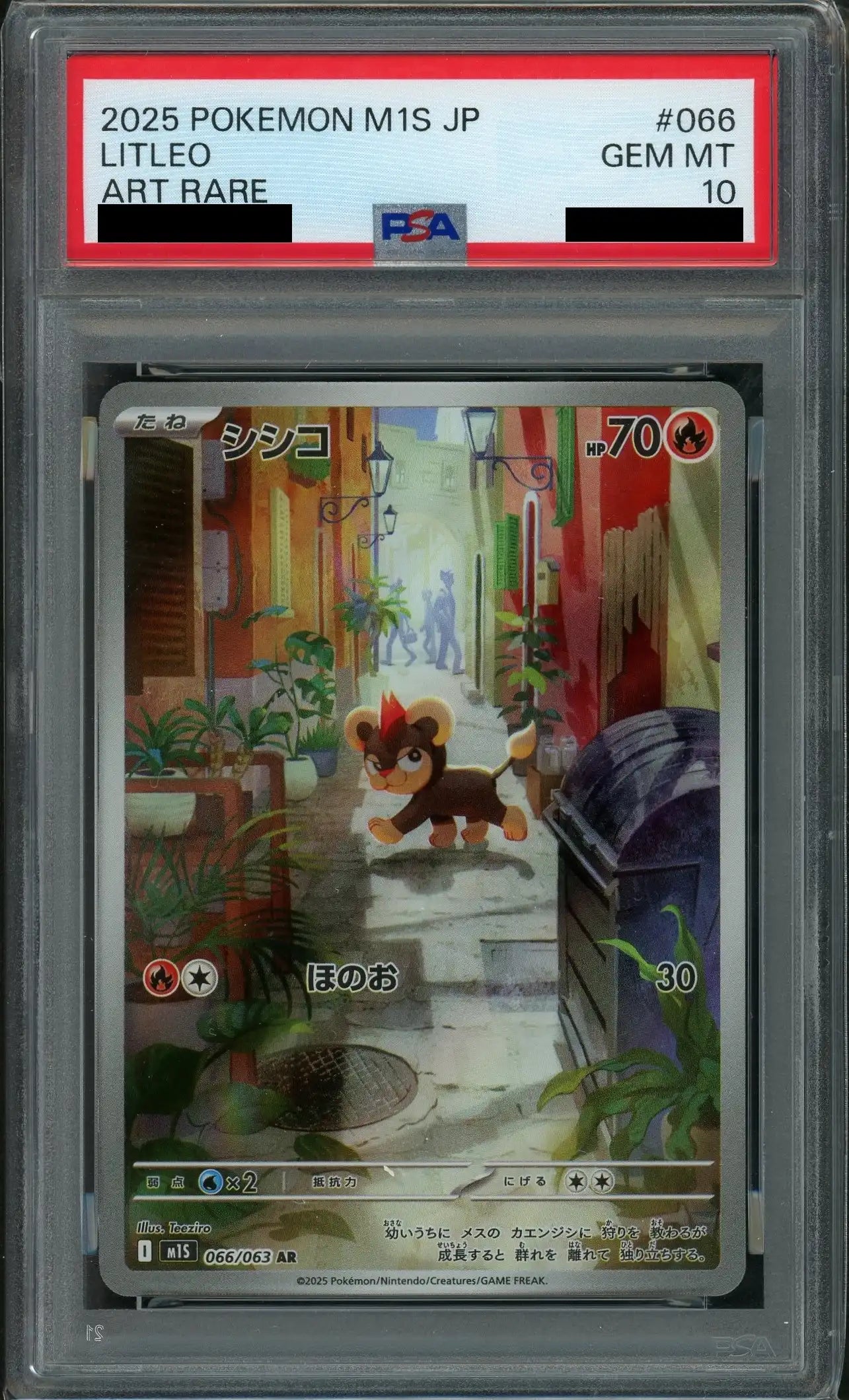 PSA10 Litleo(AR){R}〈066/063〉[M1S]