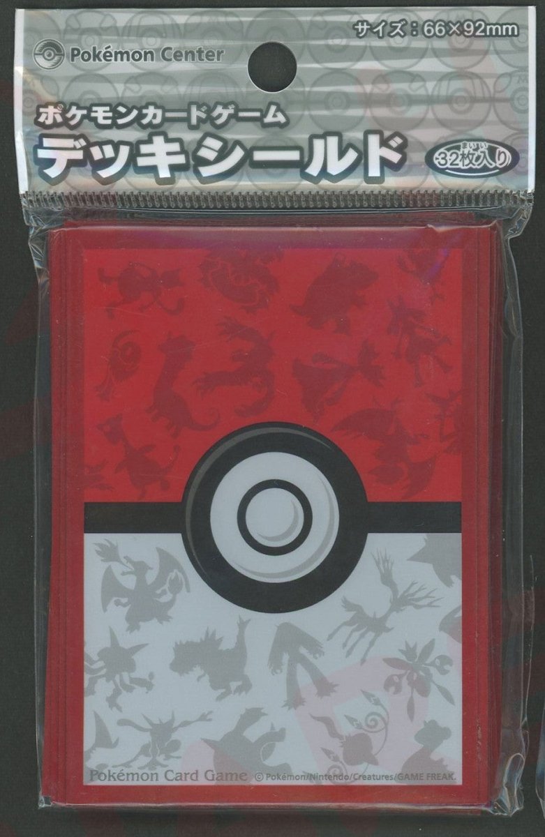 ポケモンカードゲーム デッキシールド モンスターボール柄 レッドver. ｜ポケカ販売‧買取｜ 晴れる屋2