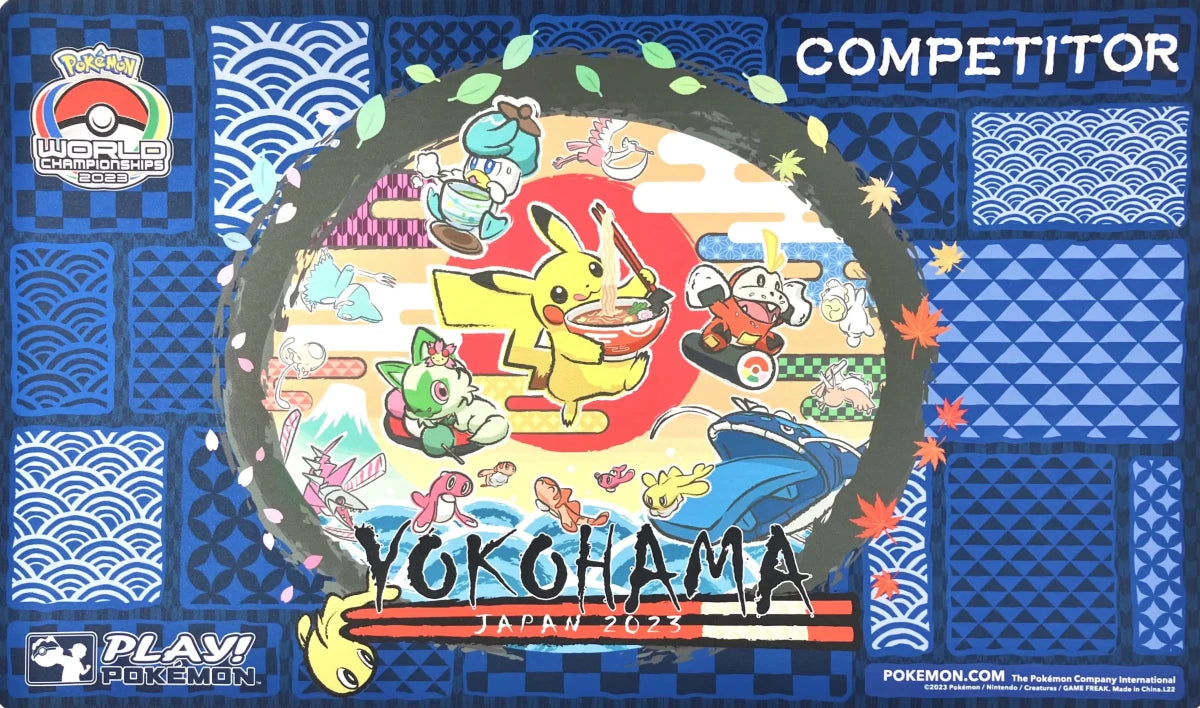 ラバープレイマット&プレイマットバッグ WCS2023 YOKOHAMA COMPETITOR - 晴れる屋2