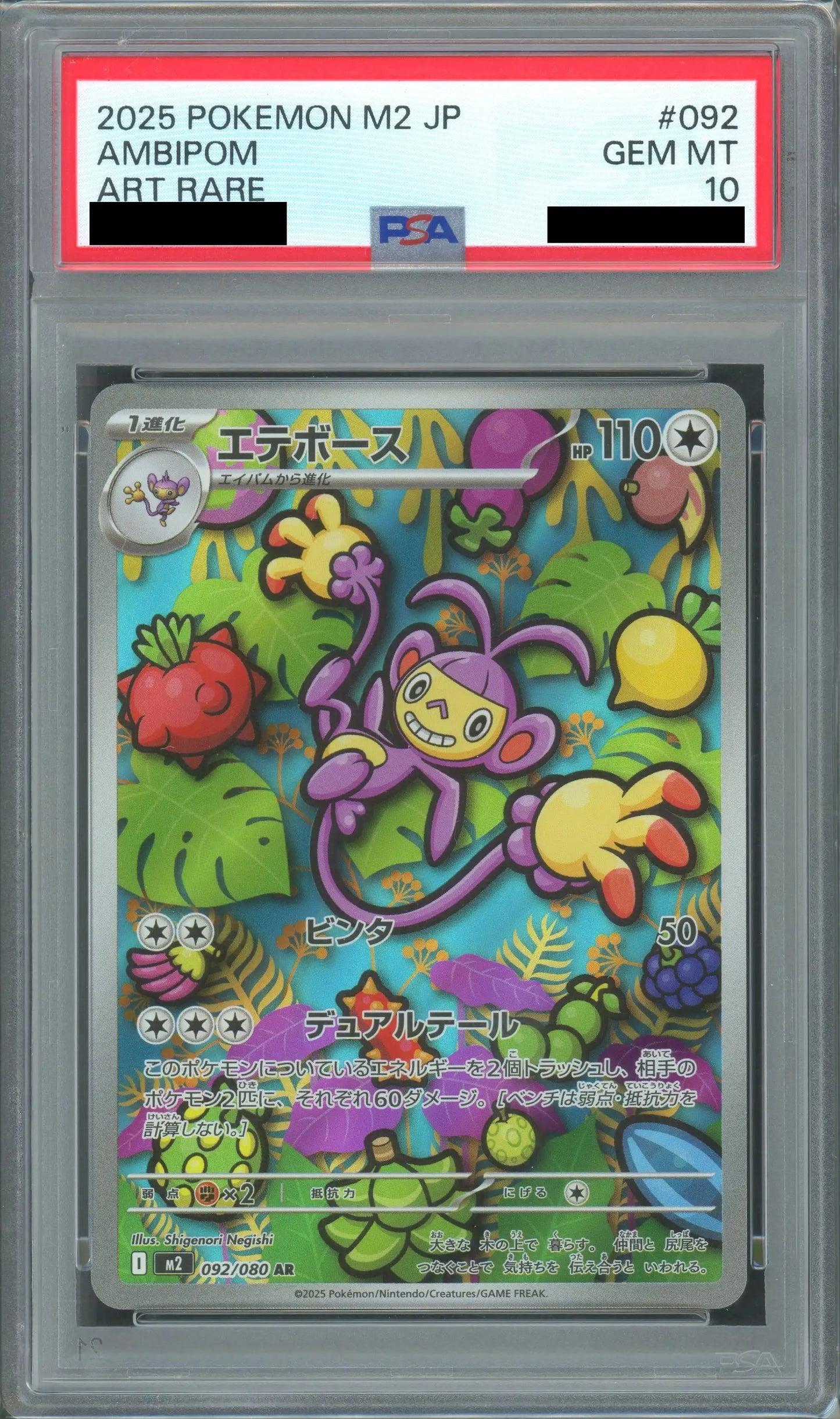早い者勝ち！！エテボーズAR、フシギソウAR、メグロコAR PSA10 PSA10】エテボース(AR){無}〈092/080〉[M2] – 晴れる屋2