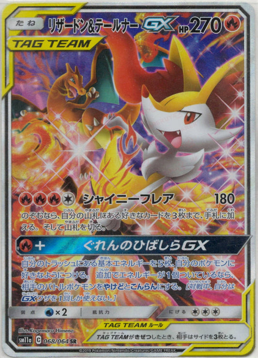 リザードン&テールナーGX:SA