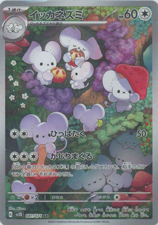 イッカネズミ(AR){無}〈081/071〉[SV2D] ｜ポケカ販売‧買取｜ 晴れる屋2