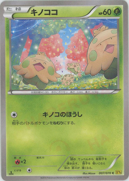 キノココ(C){草}〈007/070〉[XY5-y] ｜ポケカ販売‧買取｜ 晴れる屋2