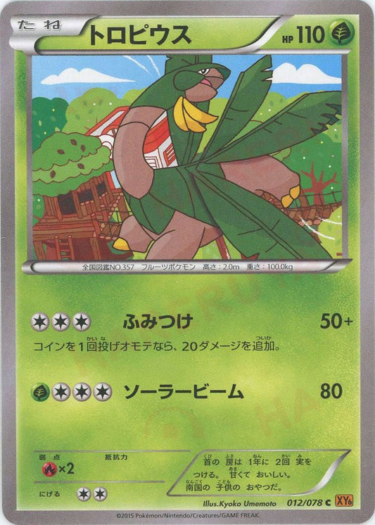 トロピウス(C){草}〈012/078〉[XY6] ｜ポケカ販売‧買取｜ 晴れる屋2