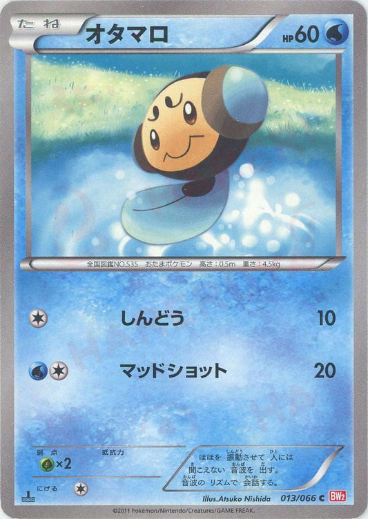 オタマロ(C){水}〈013/066〉[BW2] ｜ポケカ販売‧買取｜ 晴れる屋2