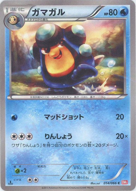 ガマガル(C){水}〈014/066〉[BW2] ｜ポケカ販売‧買取｜ 晴れる屋2