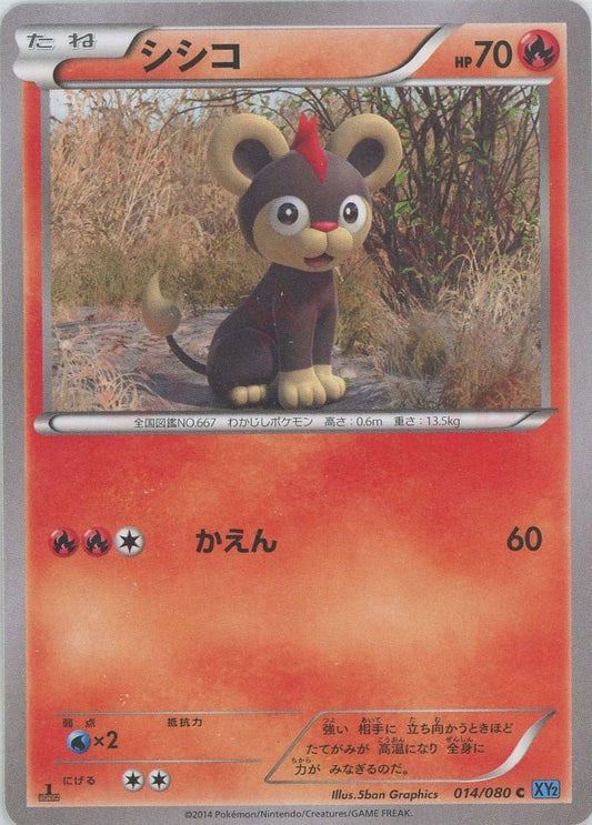 シシコ(C){炎}〈014/080〉[XY2] ｜ポケカ販売‧買取｜ 晴れる屋2