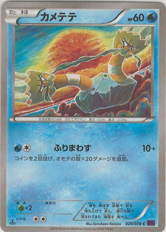 カメテテ(C){水}〈020/078〉[XY10] ｜ポケカ販売‧買取｜ 晴れる屋2