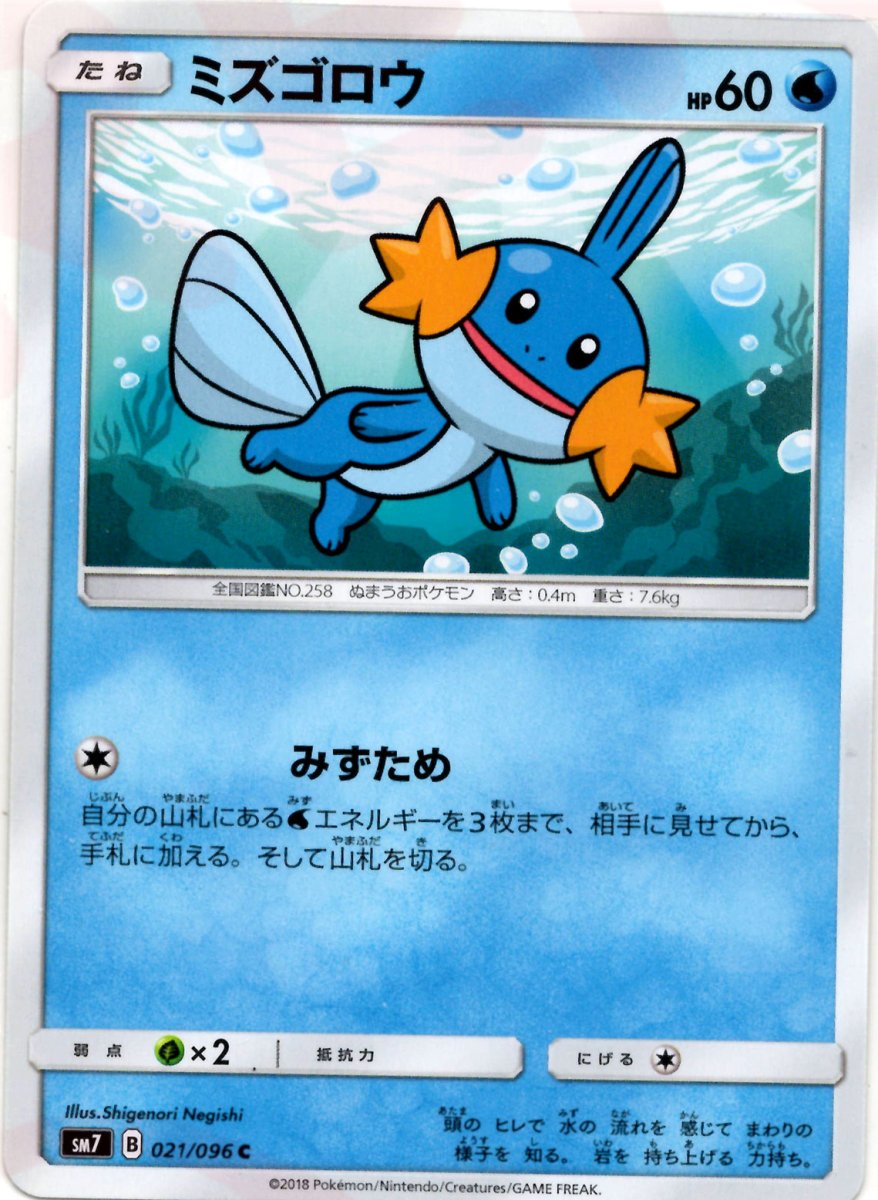 ミズゴロウ(C){水}〈021/096〉[SM7] ｜ポケカ販売‧買取｜ 晴れる屋2