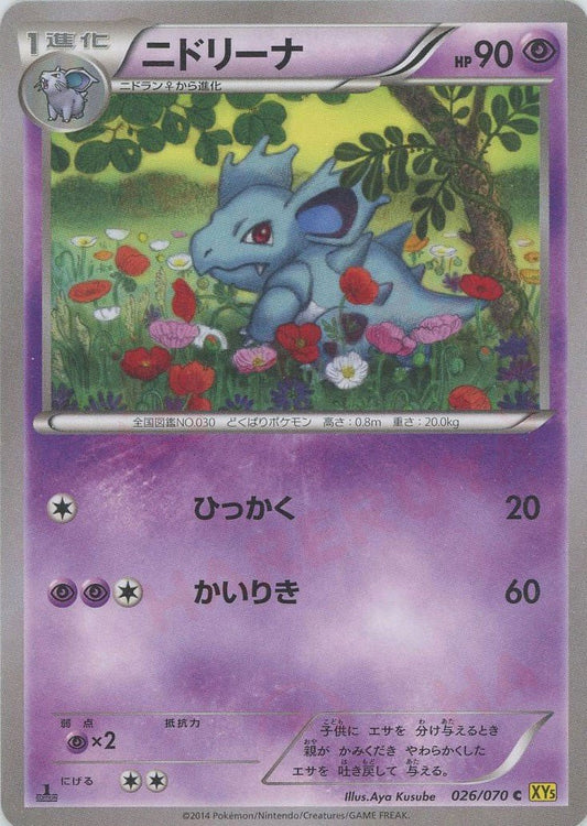 ニドリーナ(C){超}〈026/070〉[XY5-y] ｜ポケカ販売‧買取｜ 晴れる屋2