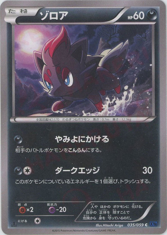 ゾロア(C){悪}〈035/059〉[XY8-b] ｜ポケカ販売‧買取｜ 晴れる屋2