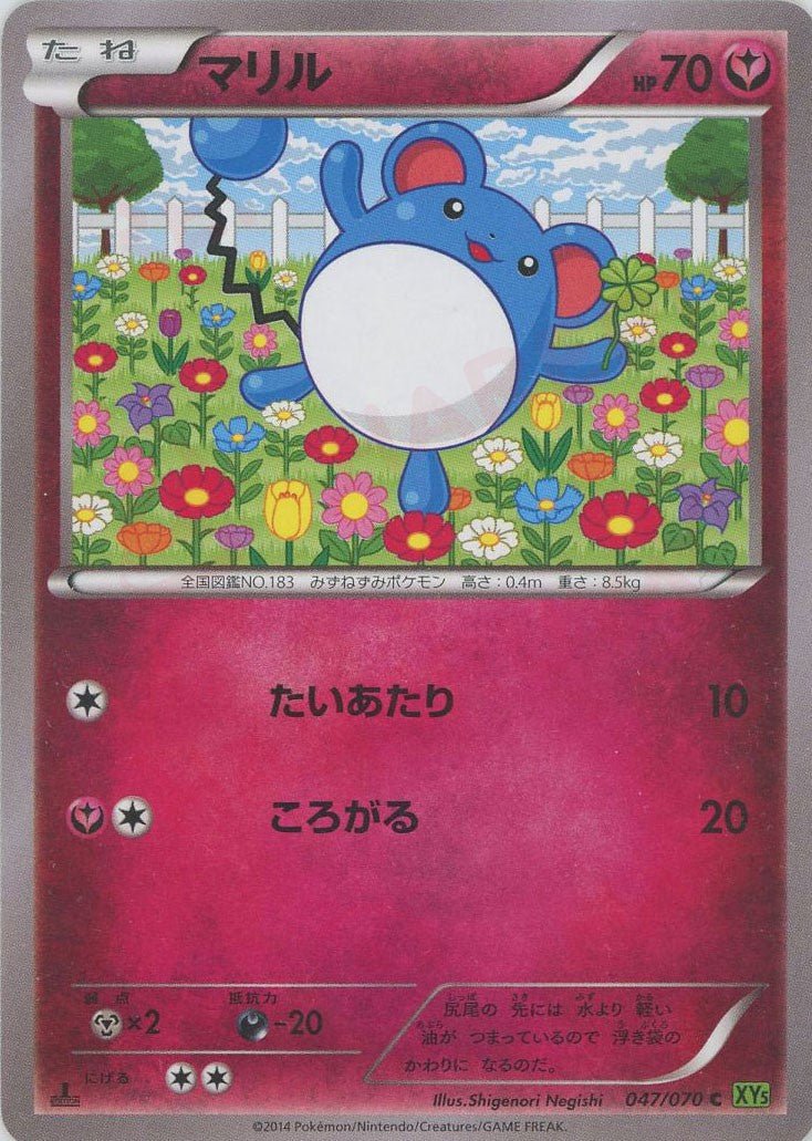 マリル(C){フェアリー}〈047/070〉[XY5-l] ｜ポケカ販売‧買取｜ 晴れる屋2