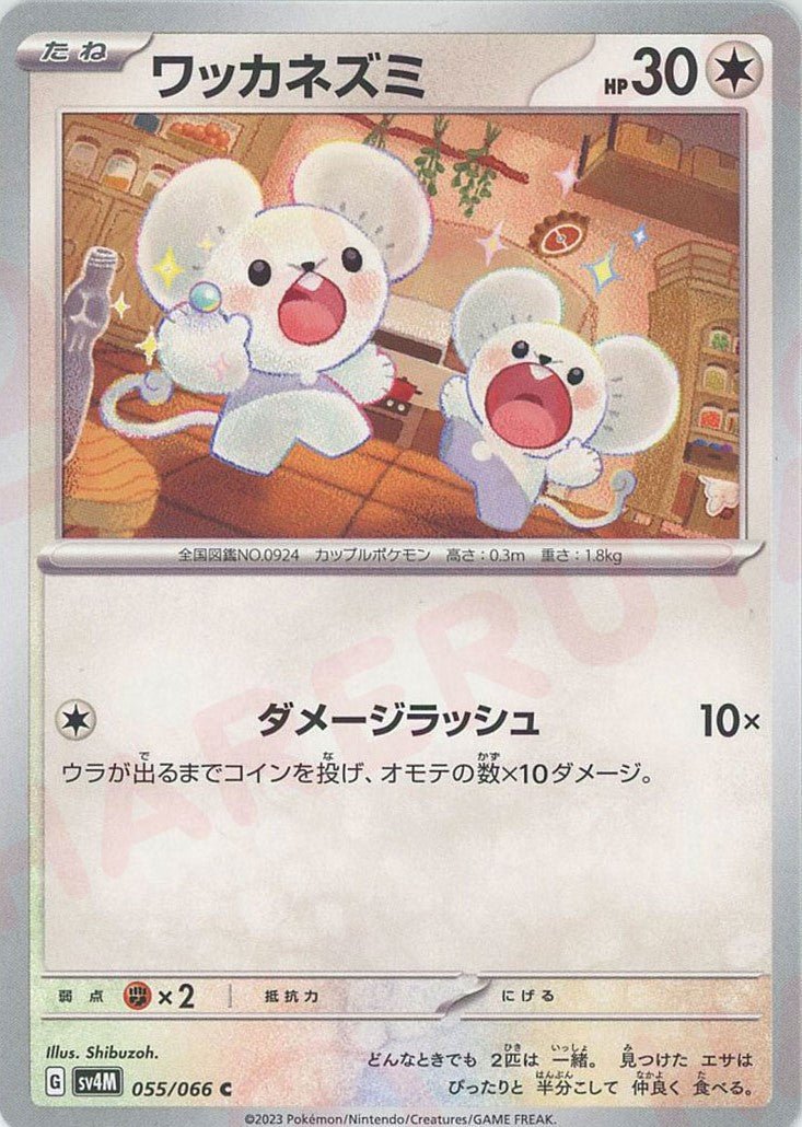 ワッカネズミ(C){無}〈055/066〉[SV4M] ｜ポケカ販売‧買取｜ 晴れる屋2
