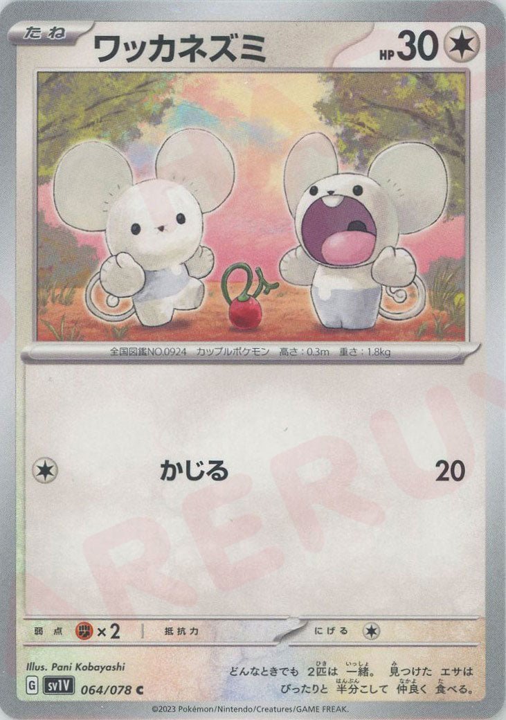 ワッカネズミ(C){無}〈064/078〉[SV1V] ｜ポケカ販売‧買取｜ 晴れる屋2